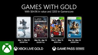 Games With Gold di marzo