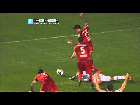 Gol de Klusener.Independiente 3 Quilmes 2.Fecha 7. Torneo Primera División 2014.Fútbol Para Todos