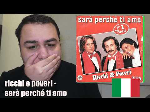 British Reaction To Ricchi e Poveri - Sarà perché ti amo (Italian Music)