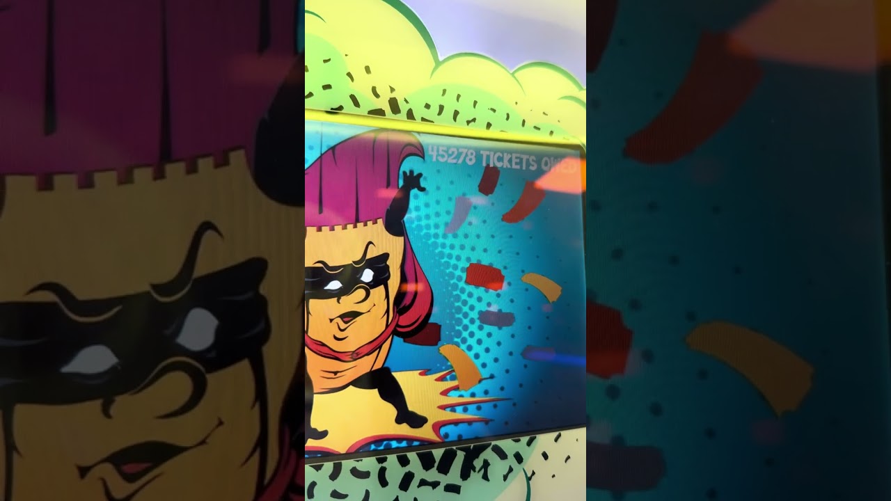 Bowlero 60,000 Tickets in 49 minutes! #corysworld destroys Big Ticket Drop #arcade