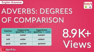 Adverbs :  Degrees of Comparison | English Grammar Class 4 | iKen