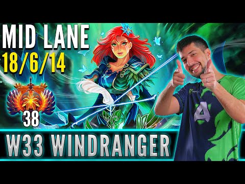 Alliance.w33  [ Windranger ]  Mid Lane Pro Gameplay  [ Patch 7.31d ]  Dota 2 Full Game