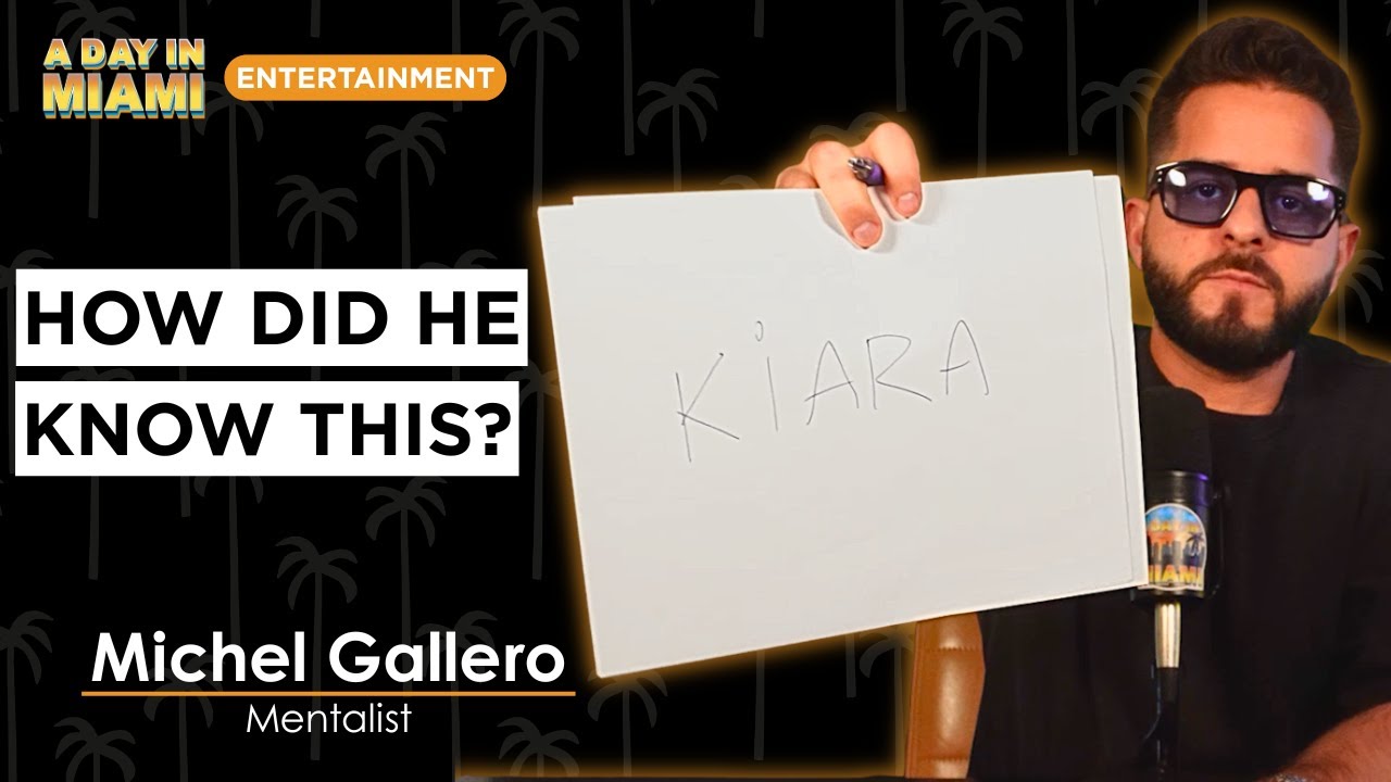 This Mentalist Reads Our Minds LIVE | Michel Gallero