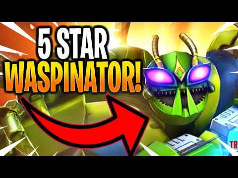 *NEW* 5 STAR WASPINATOR RANK UP & GAMEPLAY! - Transformers: Forged To Fight