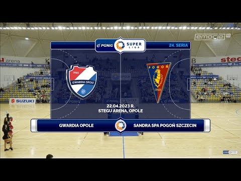 24. seria Gwardia Opole - Sandra SPA Pogoń Szczecin [SKRÓT]