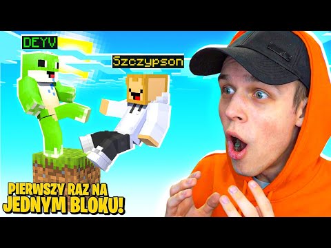 My FIRST TIME ON ONE BLOCK in Minecraft!