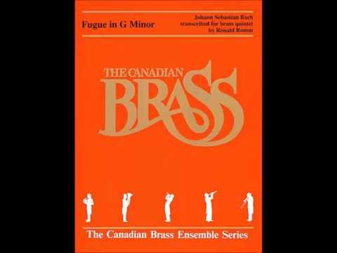Fugue in G Minor (Little) Brass Quintet Score from Canadian Brass Publications