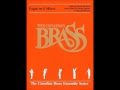 Fugue in G Minor (Little) Brass Quintet Score from Canadian Brass Publications