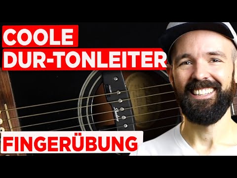 Gitarren Fingerübung mit der Dur-Tonleiter - für Anfänger & Fortgeschrittene