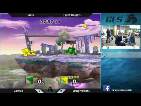 Fight Knight V Project M Pools - Ellipsis (Game & Watch) vs. Drugfreechu (Game & Watch)