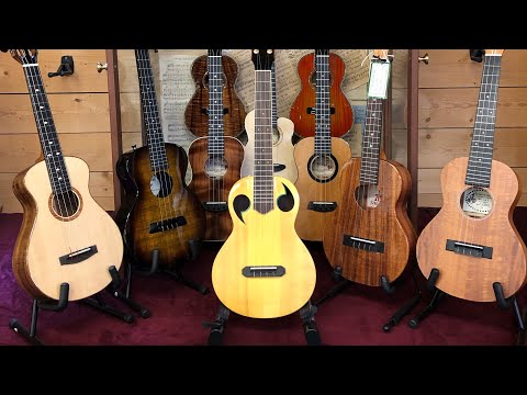 10 x 'Dream' Tenor Ukuleles - Comparing Kanile'a KoAloha Blackbird Rebel Barron River AnueNue & more
