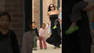 Angelina Jolie Looks SO CUTE with Her 6 Cute Children ❤ @myworldc