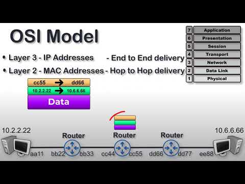 OSI Model  | How Data Flow in the Network / How Data moves through the Internet