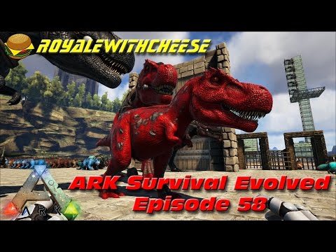 ARK Survival Evolved E58 Perfect Color Rex & Rex Army vs Dead Island!