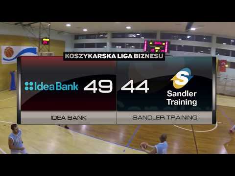 Idea Bank vs Sandler Training - VIII kolejka - I Liga Warszawa - Koszykarska Liga Biznesu