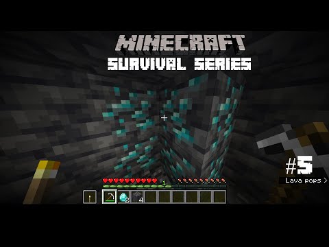 UNBELIEVABLE! Mining for diamonds in Minecraft - EPIC Survival Series (#5)