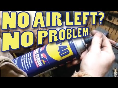 Refill flat AEROSOL Spray Cans like the WD-40 and others