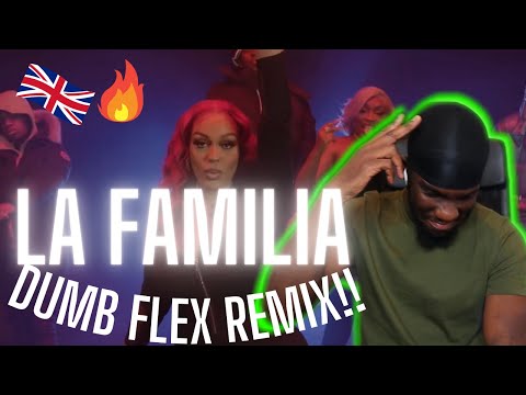 LA FAMILIA GOES CRAZY!!! | LA FAMILIA FT POUNDZ IVD DBO OFFICA - DUMB FLEX REMIX!! (REACTION!!)