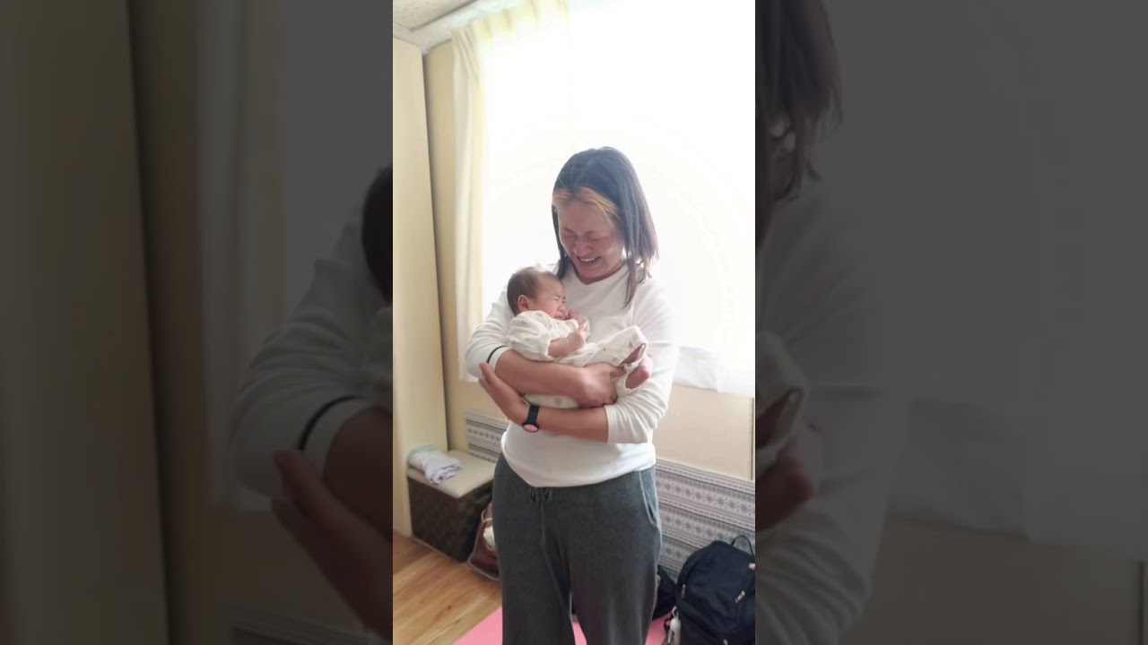 自己流横抱きからまぁるい抱っこへ変えてみた