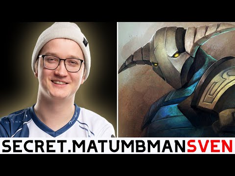 Secret.MATUMBAMAN SUPERMAN SVEN! THERE IS NOTHING THAT CAN STOP THIS MAN! | DOTA 2 MICRO