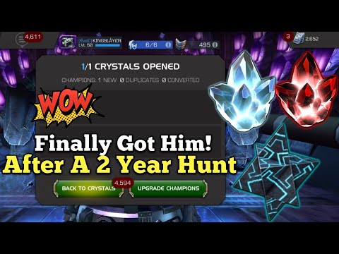 I Finally Got Him After 2 Years! | 5 & 6 Star Crystal Opening | Marvel Contest Of Champions