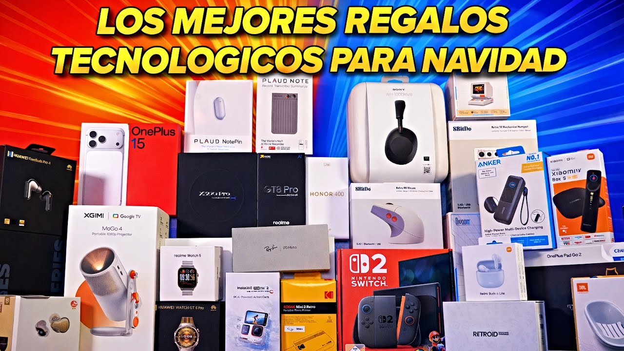 Los mejores REGALOS TECNOLOGICOS de 2025 🔝 Los mejores Gadgets 💥 de estas Navidades
