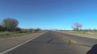 preview picture of video 'East into Three Points, Arizona on AZ SR 86 Highway, 9 March 2015 Rear View, GP010010'