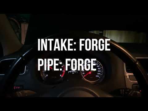 Polo 6R 1.2 TSI Forge Induction Kit VS K&N Universal Filter
