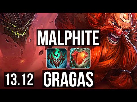 MALPHITE vs GRAGAS (TOP) | 70% winrate, 0/1/11 | KR Master | 13.12
