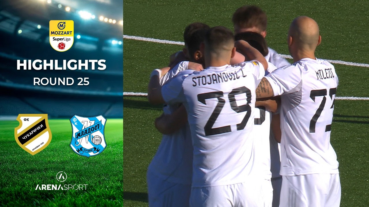 FK Čukarički vs FK Mladost Lučani Highlights