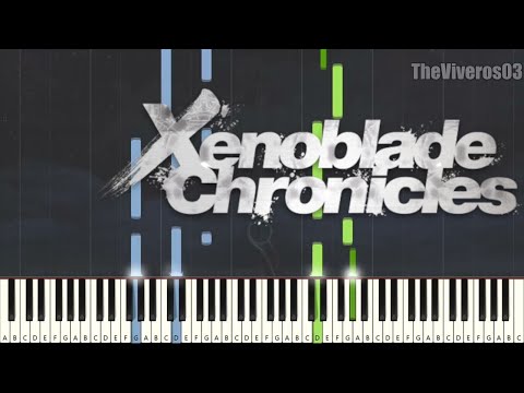 Xenoblade Chronicles OST - Gaur Plain (Night) (Piano Tutorial)