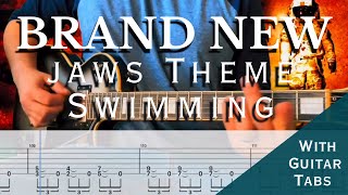 Brand New- Jaws Theme Swimming Cover (Guitar Tabs On Screen)