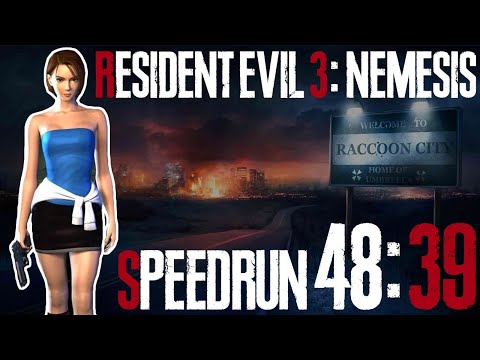 Resident Evil 3: Nemesis Speedrun in 48mins 39secs (personal best)