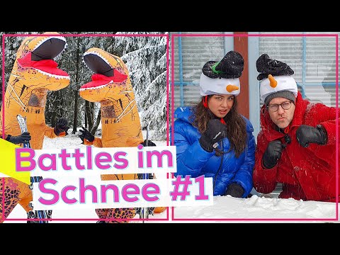 Ski-Slalom im T-Rex-Kostüm? 😱😮| KiKA LIVE Winterbattles