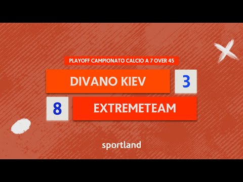 HIGHLIGHTS • Playoff Campionato Calcio a 7 Over 45 - Divano Kiev vs Extremeteam