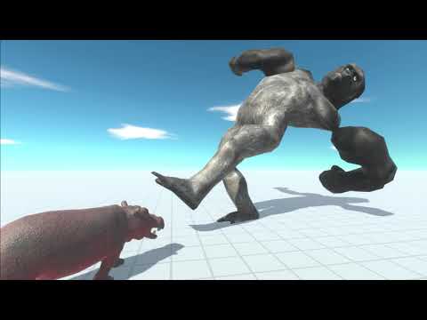 GIANT KNOCKOUT GORILLA vs EVERY UNIT - Animal Revolt Battle Simulator