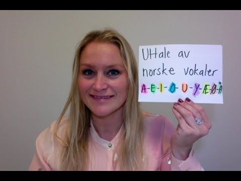 Video 579 Uttale av norske vokaler A-E-I-0-U-Y-Æ-Ø-Å