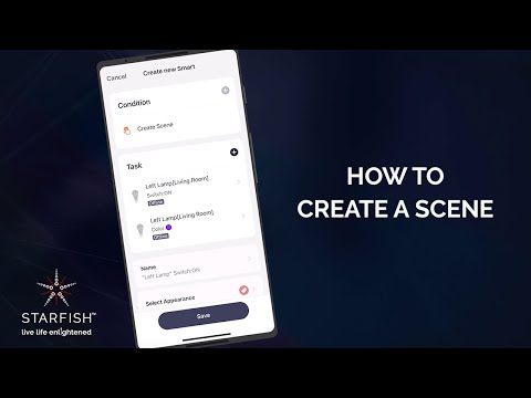 STARFISH Smart Lighting How to Create a Scene