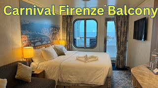 Carnival Firenze Cove Balcony Tour (Deck 2)