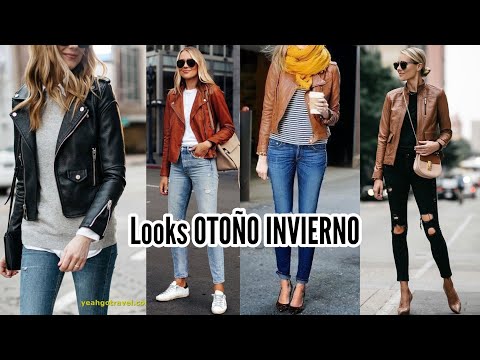 MODA OTOÑO INVIERNO 22/2023 COMBINACIONES DE MODA CON ESTILO OUTFITS CON CHAMARRAS