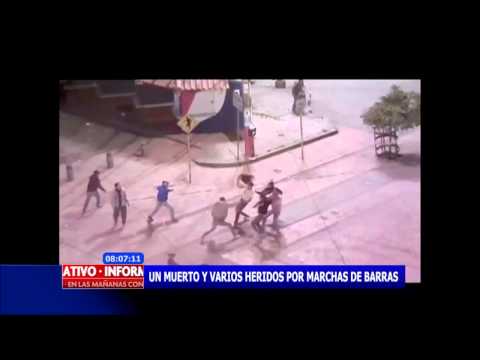 Un muerto y varios heridos por marchas de barras de Millonarios