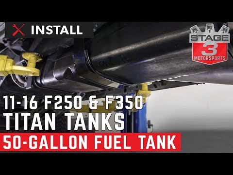 2011-2016 F250 & 350 Crew Cab 6.7L Titan 50-Gallon Replacement Fuel Tank (Short Bed)