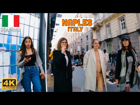 🇮🇹 NAPLES Walking Tour in 4K ITALY [FULL TOUR]
