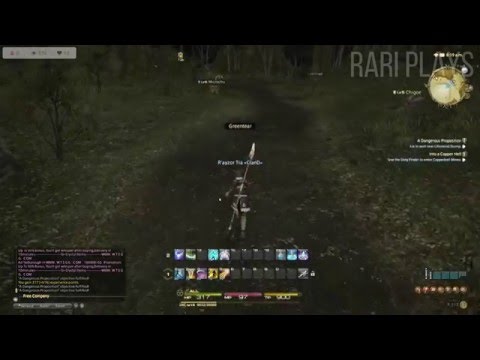 RariPlays: FFXIV - Lancer Level 15 Quest - A dangerous proposition