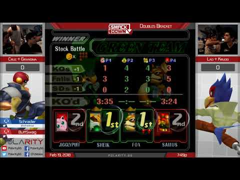 CFL Smackdown 164 Melee - Cruz + Grandma vs Lad + Krudo - Doubles
