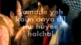 Samne Yeh Kaun Aaya-Karaoake & Lyrics-Jawani - YouTube