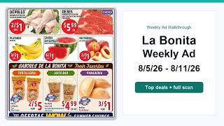 La Bonita Weekly Ad (8/5/26 - 8/11/26) Best Deals