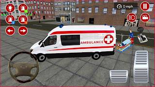 Ambulans Oyunu İzle 3D - American Ambulance Simulator #438 || Ambulans oyunları 4K Android Gameplay