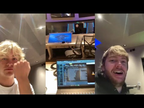 Young Cutta Playing HARD Beats in The Studio With Murda 🔥