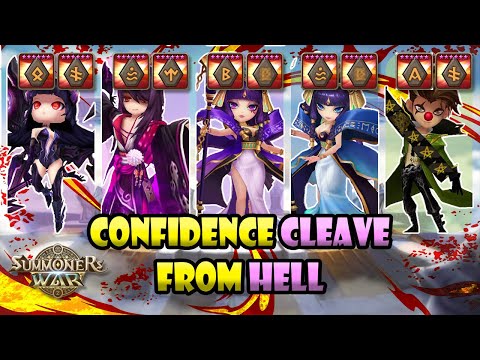SIMPLE CLEAVE without brain ! | Summoners War Trinity Nepthys Woonsa Lushen Bastet RTA Combo